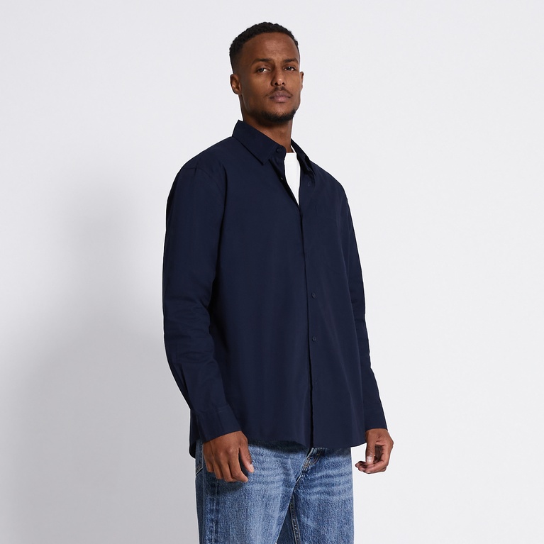 Boxy shirt "Richard" Navy